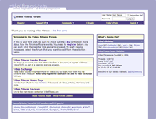 Tablet Screenshot of forum.videofitness.com